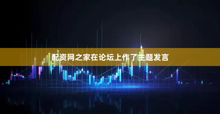 配资网之家在论坛上作了主题发言